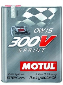 Моторное масло Motul 300V Sprint Ester Core 0W15 2л