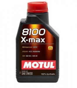 Моторное масло Motul 8100 X-max 0W30 4л