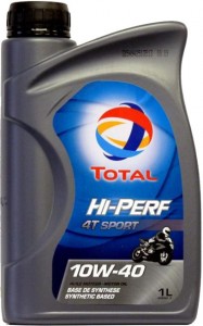 Моторное масло Total HI Perf 4T Sport 10w-40 1 л