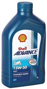 Моторное масло Shell Advance 4T AX7 15W-50 1 л