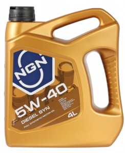 Моторное масло NGN Diesel syn 5W-40 4л