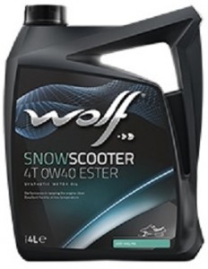 Моторное масло Wolf Snow Scooter 4T 0W40 Ester 4л