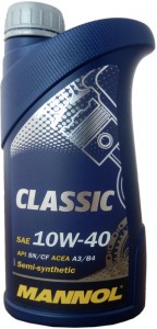 Моторное масло Mannol Classic 10W-40 1л п/синт