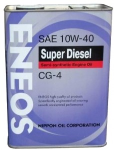 Моторное масло Eneos Super Diesel CG-4 10W40 4л