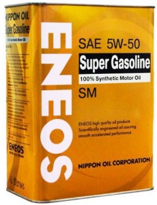 Моторное масло Eneos Super Gasoline 5W50 SM 4л