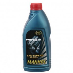 Моторное масло Mannol Universal 15W-40 1л мин