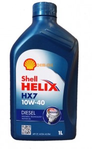 Моторное масло Shell Hellix Diesel HX7 10W-40 1л