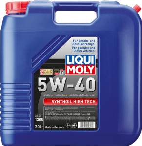 Моторное масло Liqui Moly 1308 Synthoil High Tech 5W-40 20л