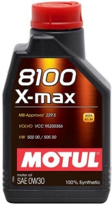 Моторное масло Motul 8100 X-max 0W30 60л