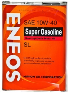 Моторное масло Eneos Super Gasoline SL 10W40 4л