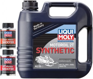 Моторное масло Liqui Moly Snowmobil Motoroil 2T Synthetic TC 4л + 205892