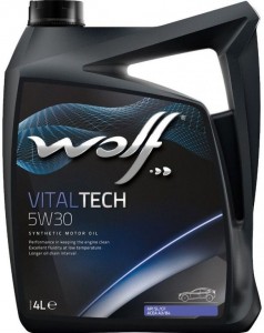 Моторное масло Wolf Vitaltech 5W30 4л