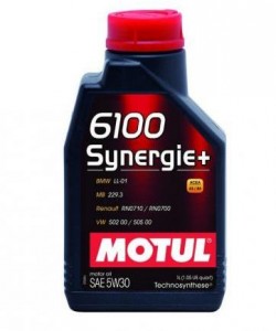 Моторное масло Motul 6100 Synergie+ 5W30 1л