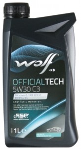 Моторное масло Wolf Officialtech 5W30 С3 1л