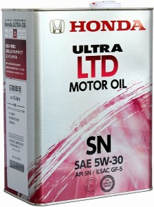 Моторное масло Honda ULTRA LTD-SN 5W-30