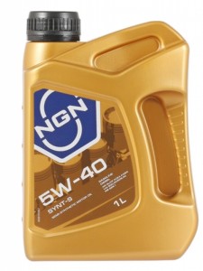 Моторное масло NGN Synt-s 5W-40 1л