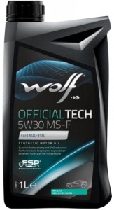 Моторное масло Wolf Officialtech 5W30 MS-F 1л