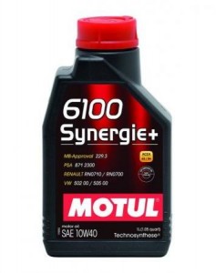 Моторное масло Motul 6100 Synergie+ 10W40 1л