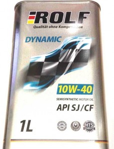 Моторное масло Rolf Dynamic 10W-40 1л