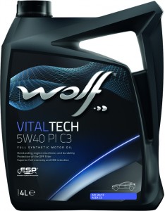 Моторное масло Wolf Vitaltech 5W40 PI C3 4л