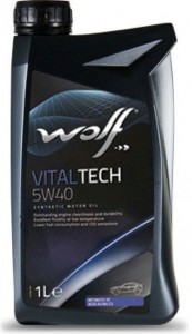 Моторное масло Wolf Vitaltech 5W40 1л