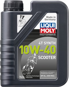 Моторное масло Liqui Moly Scooter Motoroil Synth 4T 10W-40 1л