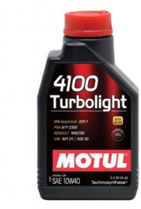 Моторное масло Motul 4100 Turbolight 10w40 1л