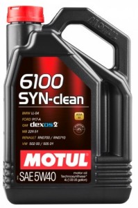 Моторное масло Motul 6100 SYN-clean 5w40 4 л