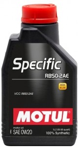 Моторное масло Motul Specific RBS02AE 0W20 1л