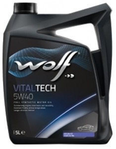 Моторное масло Wolf Vitaltech 5W40 5л