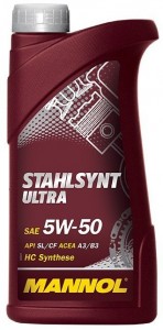 Моторное масло Mannol Stahlsynt Ultra 5W-50 1л синт