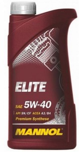 Моторное масло Mannol Elite 5W-40 1л синт