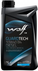 Моторное масло Wolf Guardtech 10W40 B4 Diesel 1л