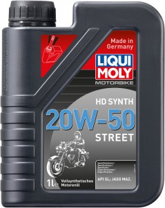 Моторное масло Liqui Moly 3816 Motorbike 4T Synth Street 20W-50 1л