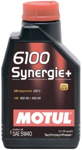 Моторное масло Motul 6100 Synergie+ 5W40 1л