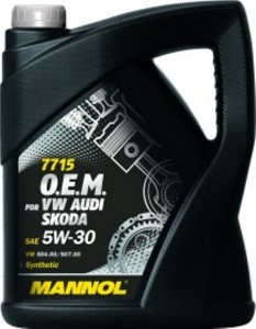 Моторное масло Mannol O.E.M. for VW Audi Skoda 5W-30 1л синт