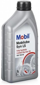 Трансмиссионное масло Mobil Mobilube Syn LS 75W-90 1л