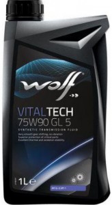 Трансмиссионное масло Wolf Vitaltech 75w90 GL 5 1л