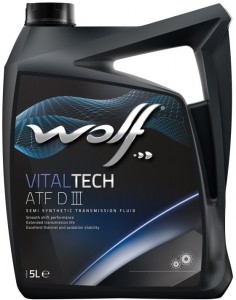 Трансмиссионное масло Wolf Vitaltech ATF D III 5л