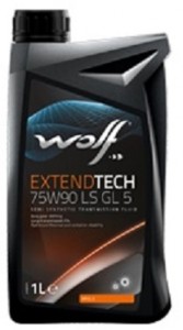 Трансмиссионное масло Wolf Extendtech 75W90 LS GL 5 1л