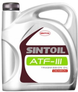 Трансмиссионное масло Sintoil ATF III 4л