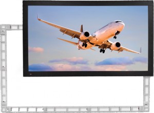 Натяжной экран для проектора Draper Stagescreen HDTV (16:9) 1400/551” 686*1219 BM1300 (silver frame no legs)