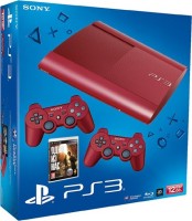 Приставка Sony Playstation 3 12Gb Red + Одни из нас + 2 Dualshock 3 Red (PS719205975)