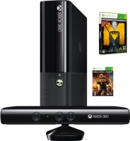 Приставка Microsoft Xbox 360Е 4 ГБ Kinect bundle + Gears of War Judgment + Метро 2033: Луч надежды