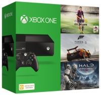 Приставка Microsoft Xbox One 500Gb + FIFA 15 + Forza 5 + HALO Spartan Assault