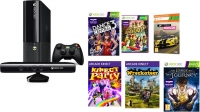 Приставка Microsoft Xbox 360 250Gb Kinect Bundle Black + 6 Игр