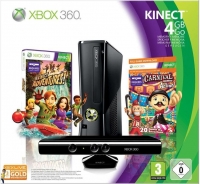 Приставка Microsoft Xbox 360 S 4 Gb + Kinect Adventures + Carnival Games + 3M XboxLive