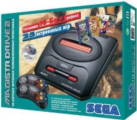 Приставка Sega Magistr Drive 2 25 in 1 Black