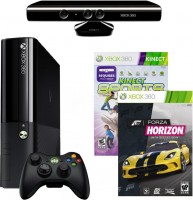 Приставка Microsoft Xbox 360 500Gb Kinect + Kinect Adventures + Forza Horizon + Kinect Sports