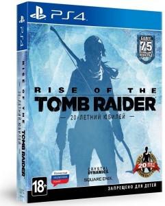 Игра для Sony PlayStation 4 Crystal Dynamics Rise of the Tomb Raider. 20-летний юбилей.
